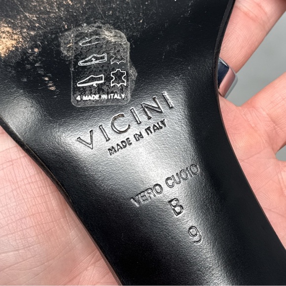 Giuseppe Zanotti Vicini Vintage 90s Y2K Mesh Chain Minimalist Kitten Sandal Heel - Picture 12 of 15